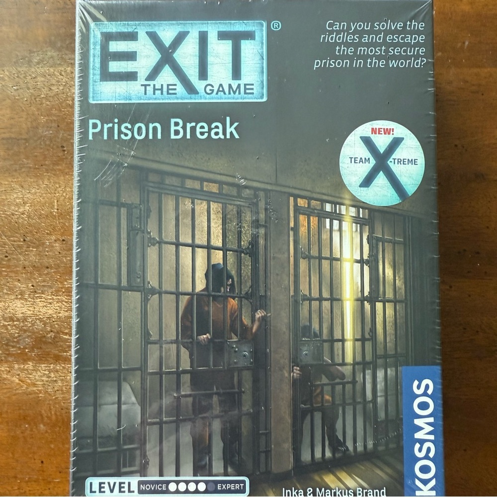 Exit The Game Prison Break New Ages 12 Up 2-4 Players